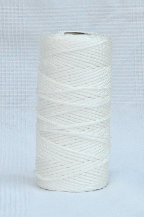 PA hohles Djembe-Seil 4 mm Weiß 160 m